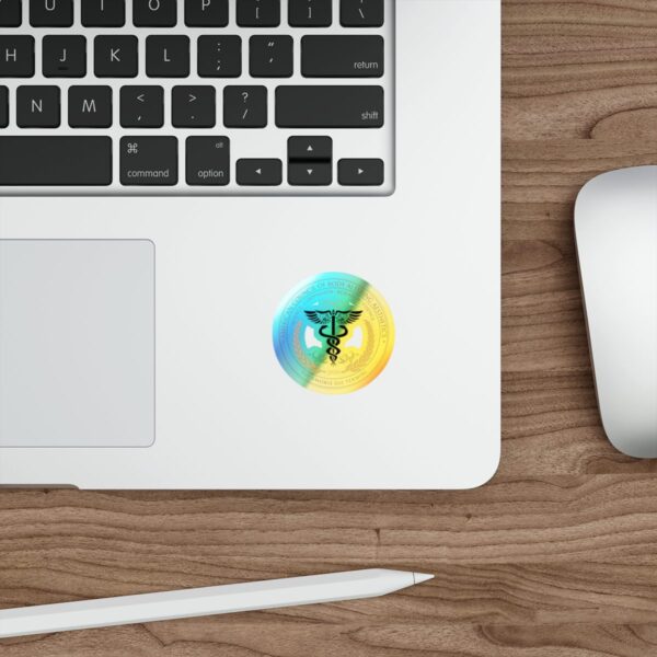 Die Cut ACBAA Seal - Holographic Die-cut Stickers - Image 3