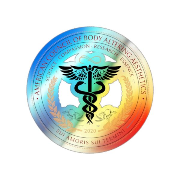 Die Cut ACBAA Seal - Holographic Die-cut Stickers