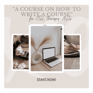 A Course On “How to Write A Course” (ASTs only)