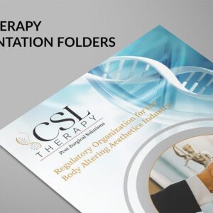 CSL Therapy Presentation Folders